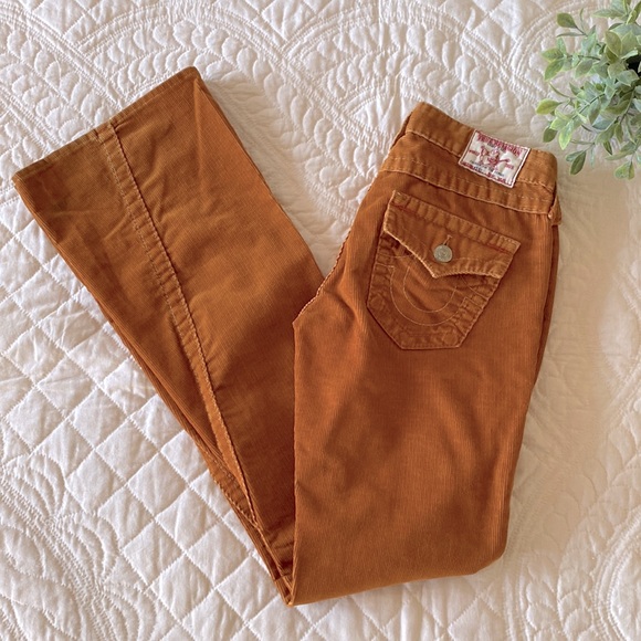 True Religion Pants - {True Religion} Corduroys | pumpkin gold sz 26